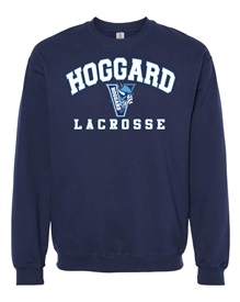 Hoggard Lacrosse Logo Navy Crew - Orders due  Thursday, February 29, 2024